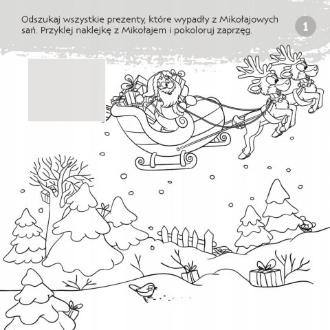 Zgadywanie Doklejanie Magiczne Święta Naklejki Świąteczne Zagadki Rymowanki