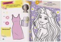 Barbie Kwiaty Brokatowe Naklejki Ameet Rysuję Koloruję Ozdabiam