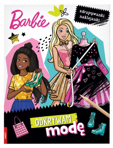 Barbie Odkrywam modę Zdrapywanki naklejanki Ameet