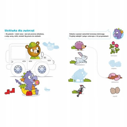 Bawię się i uczę ze smokiem Dżokiem W lesie Aksjomat Aktywizująca 3+