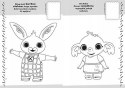 Bing Koloruj i naklejaj Kolorowanka Naklejki Harperkids