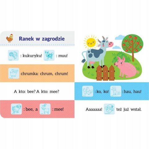 Czytamy i naklejamy Pierwsze czytanki obrazkowe 4+ Aksjomat