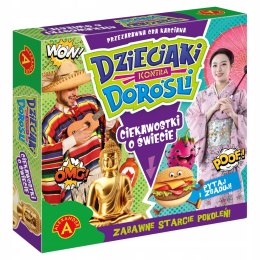 Dzieciaki kontra Dorośli Ciekawostki o Świecie Alexander Gra Karciana