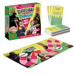 Dzieciaki kontra Dorośli Misz Masz Alexander Zabawna Gra Karciana