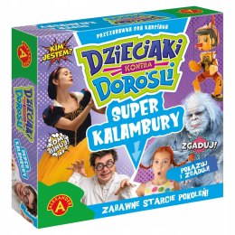 Dzieciaki kontra Dorośli Super kalambury Alexander Zabawna Gra Karciana