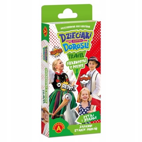 Dzieciaki kontra Dorośli Travel Ciekawostki o Polsce Alexander Gra Podróżna