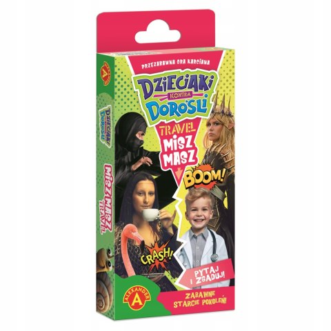 Dzieciaki kontra Dorośli Travel Misz Masz Alexander Gra Podróżna