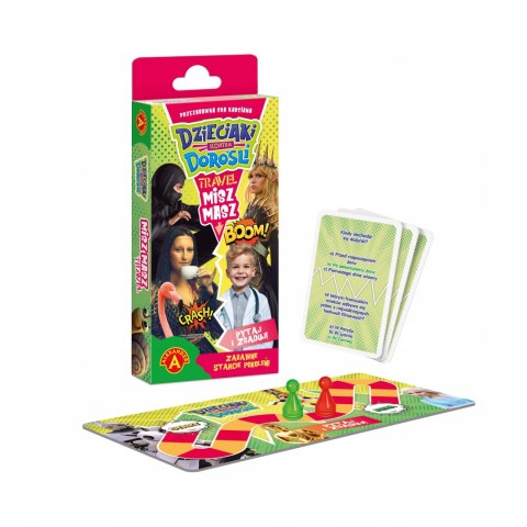 Dzieciaki kontra Dorośli Travel Misz Masz Alexander Gra Podróżna