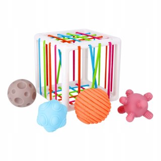 Elastyczna Kostka Sensoryczna Sorter Piłki Sensoryczne Miękkie Piłeczki