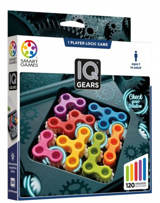 Gra Logiczna IQ Gears Smart Games 7+ 120 Zadań Logicznych