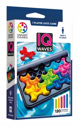 Gra Logiczna IQ Waves Smart Games 6+ 120 Zadań Logicznych