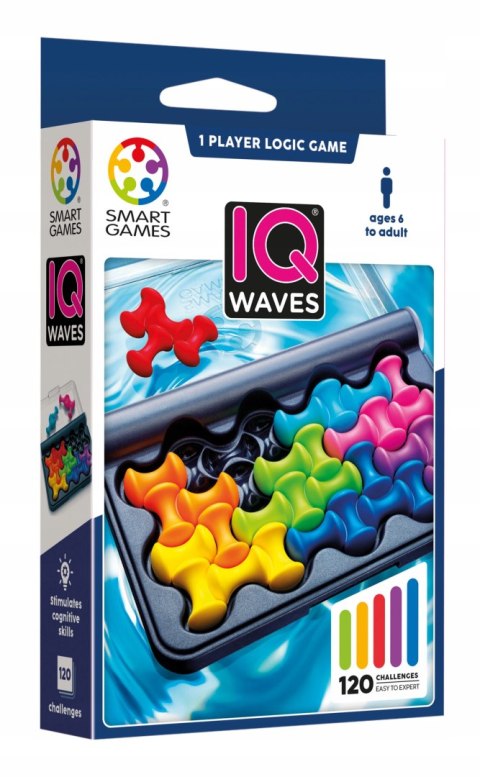 Gra Logiczna IQ Waves Smart Games 6+ 120 Zadań Logicznych