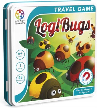 Gra Logiczna LogiBugs Biedroneczki Smart Games 6+ Gra Podróżna Travel