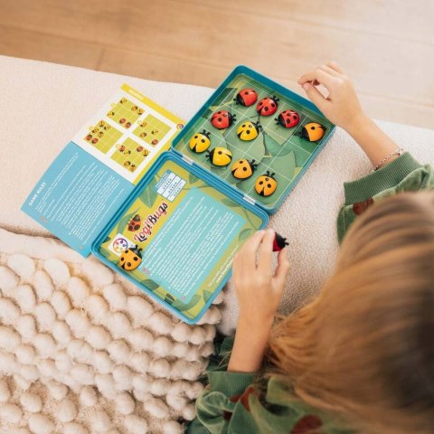 Gra Logiczna LogiBugs Biedroneczki Smart Games 6+ Gra Podróżna Travel