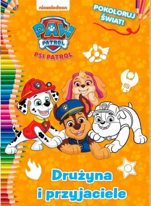 Kolorowa Misja Psi Patrol Część 6 Pokoloruj Świat Kolorowanka Malowanka