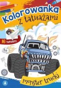 Kolorowanka z Tatuażami Monster Trucki Tatuaże Skrzat