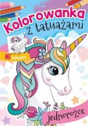 Kolorowanka z tatuażami Jednorożce 16 Tatuaży Skrzat Tatuaże