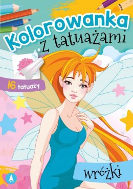 Kolorowanka z tatuażami Wróżki 16 Tatuaży Tatuaże Skrzat