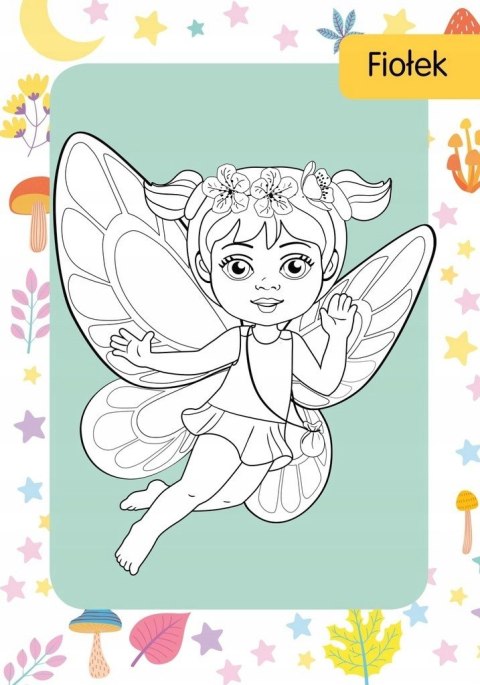 Kolorowanka z tatuażami Wróżki 16 Tatuaży Tatuaże Skrzat