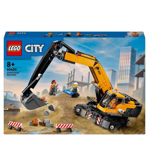 Lego City 60420 Żółta Koparka 8+ Maszyny Budowlane