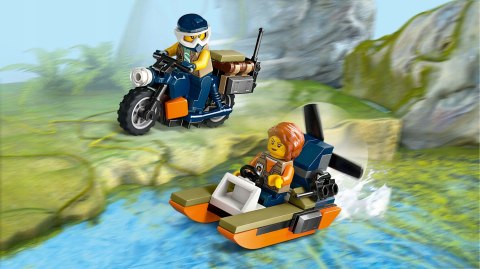 Lego City 60437 Helikopter zwiadowczy w dżungli w bazie Base Camp