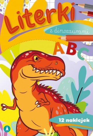 Literki z dinozaurami Skrzat Litery Nauka Pisania