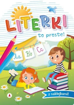 Literki z naklejkami To proste! Skrzat Litery Nauka Pisania Alfabet