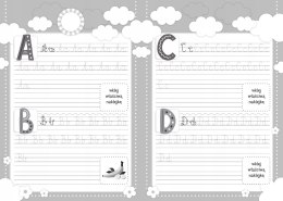 Literki z naklejkami To proste! Skrzat Litery Nauka Pisania Alfabet