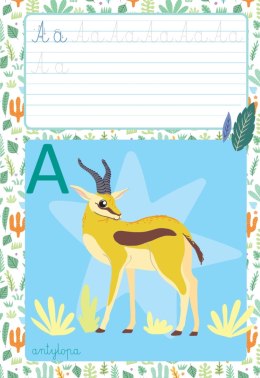 Literki ze Zwierzakami Skrzat Litery Nauka Pisania