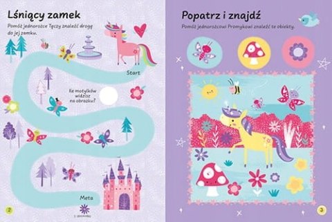 Magiczna kraina Księga błyskotliwych zabaw 1000 Błyskotek Wypychanki