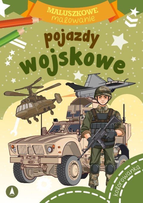 Maluszkowe malowanie Pojazdy wojskowe Kolorowanka Malowanka