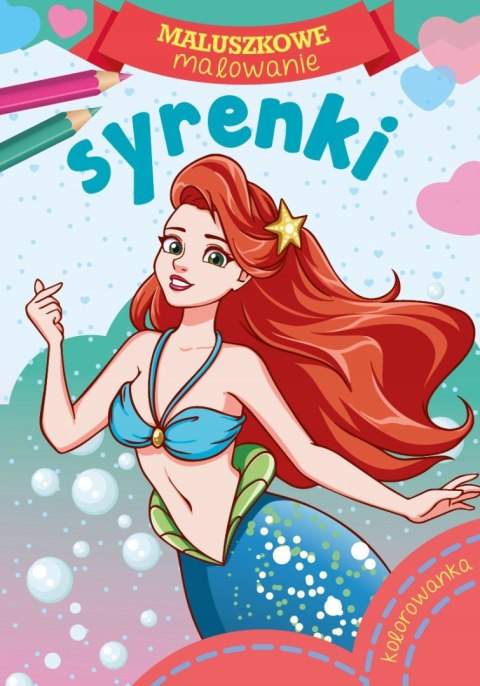 Maluszkowe malowanie Syrenki Kolorowanka Malowanka Skrzat