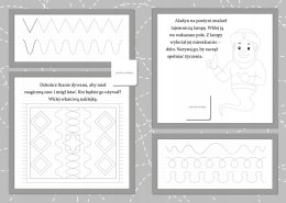 Moje pierwsze Szlaczki z Naklejkami Skrzat Nauka Pisania