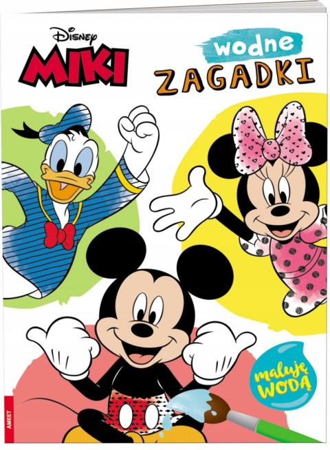 Myszka Miki Wodne zagadki Ameet Maluję wodą Wodna Kolorowanka Malowanka