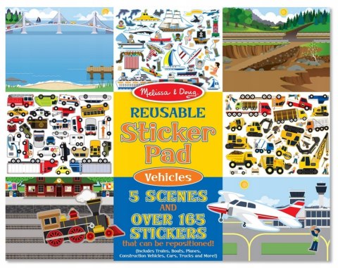 Naklejki Wielokrotnego Użytku Pojazdy Auta Melissa