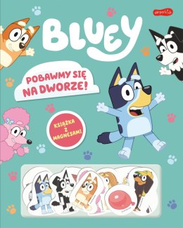 Pobawmy się na dworze! Książka z magnesami Bluey Harperkids Magnesy