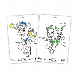 Psi Patrol Moc przygód Numerkowe kolorowanki 5 + Mazaki Pisaki