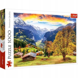 Puzzle 1000 elementów Malownicza Alpejska Wioska 10775 Trefl