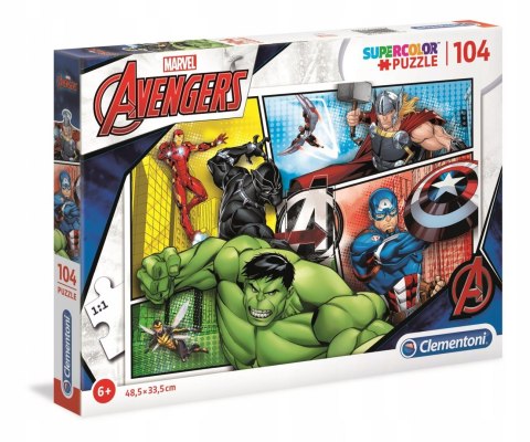 Puzzle 104 elementy Avengers 27284 Clementoni 6+