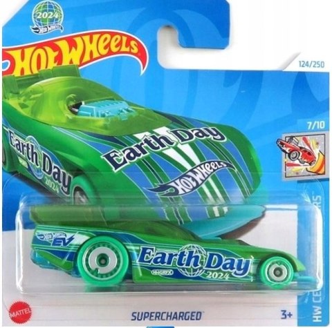Samochodzik Hot Wheels HTB00 Supercharged HW Celebration Racers 2024