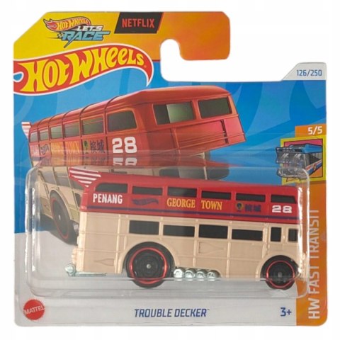 Samochodzik Hot Wheels HTB45 Trouble Decker HW Fast Transit