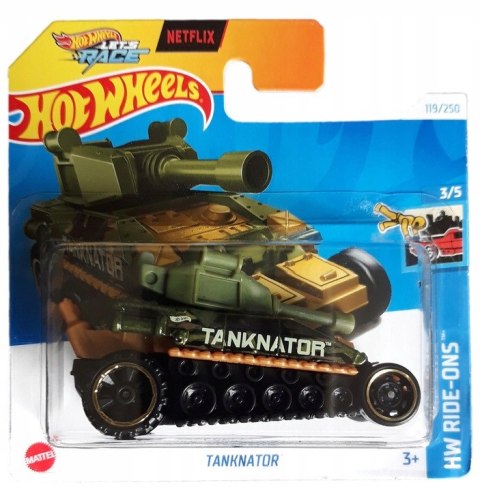 Samochodzik Hot Wheels HTC39 Tanknator HW Ride-Ons Czołg