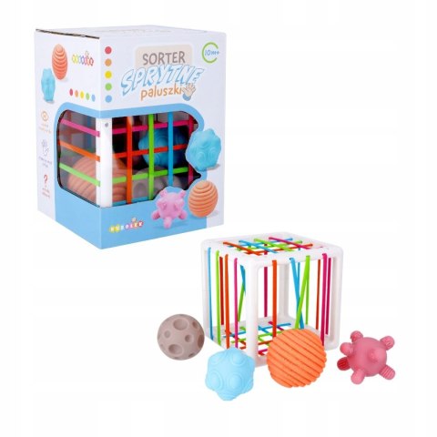 Sorter sprytne paluszki Elastyczna Kostka Sensoryczna Piłki Sensoryczne