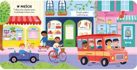 Wokół mnie Dźwiękoprzesuwanka Poznaję Pierwsze Słówka 5 dźwięków