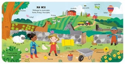 Wokół mnie Dźwiękoprzesuwanka Poznaję Pierwsze Słówka 5 dźwięków