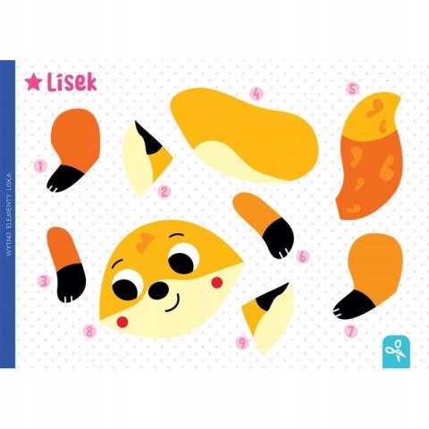 Wycinam Naklejam Rysuję. Na Łące. Wycinanki Edukacyjne Aksjomat