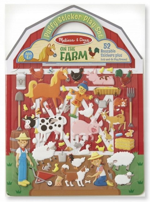 Wypukłe Naklejki Farma Wielokrotnego Użytku Melisa