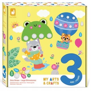 Zestaw kreatywny Duże Cyrkonie Wyklejanie My arts & crafts 3+ Janod