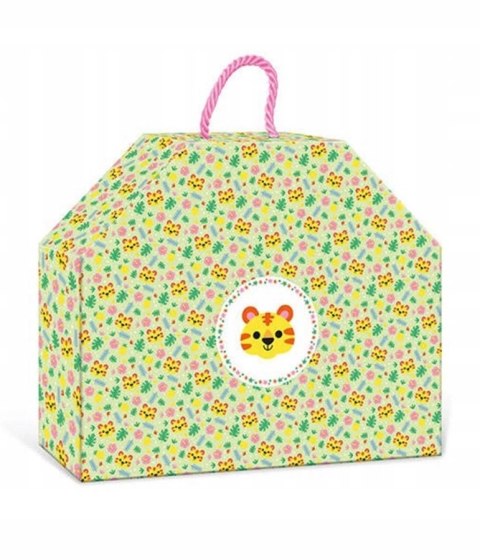 Zestaw kreatywny do tworzenia biżuterii z drewna Sekretna dżungla 4+ Janod