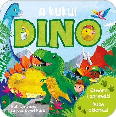 A kuku Dino Duże Okienka Książka z Okienkami